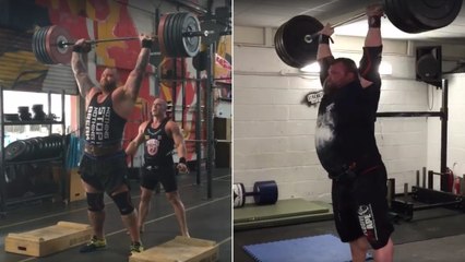 Eddie Hall surclasse La Montagne à un concours de force