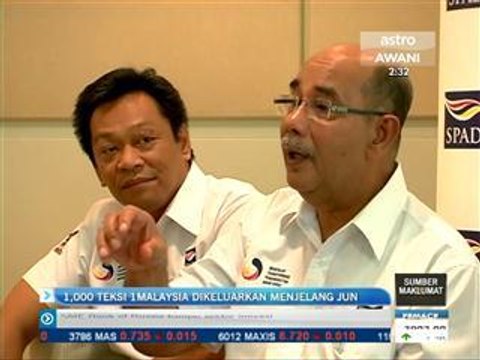 1000 teksi 1Malaysia menjelang Jun 2013