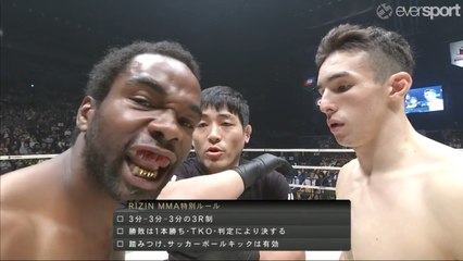 Charles "Krazy Horse" Bennett est de retour à Rizin avec un KO aussi fou que lui