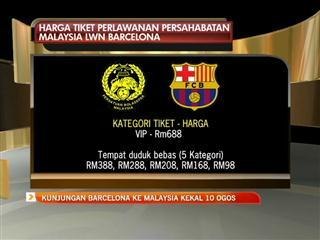Kunjungan Barcelona ke Malaysia 10 Ogos