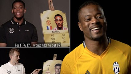 FIFA 17 : quand les stars du foot tentent de prédire leurs notes