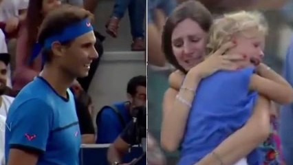 Rafael Nadal interrompt son match pour retrouver une petite fille perdue dans le public