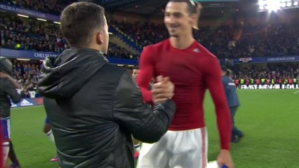 Zlatan Ibrahimovic crée la polémique à la fin du match Chelsea - Manchester United