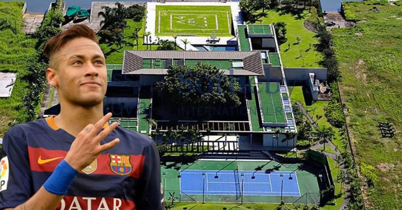 Neymar, joueur du FC Barcelone, a une maison incroyable à Rio
