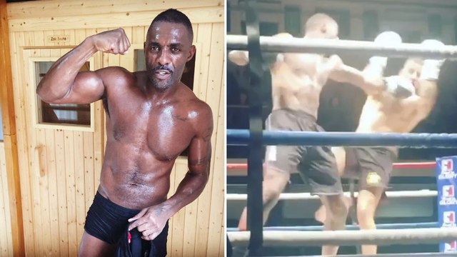 L'acteur Idris Elba a fait ses débuts en kickboxing !