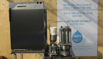 Sweat Machine, l'incroyable invention qui transforme la sueur en eau potable