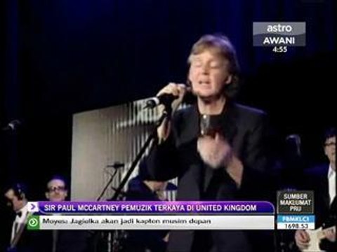 Paul McCartney pemuzik terkaya di UK