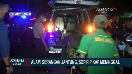 Diduga Alami Serangan Jantung, Sopir Mobil Pick Up Meninggal di Bahu Jalan Letjen S Parman