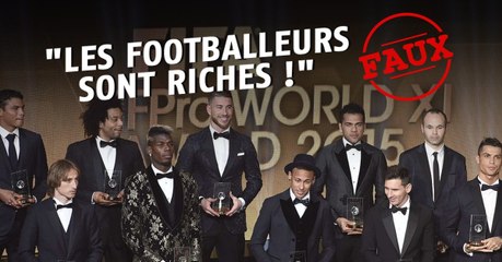 Contrairement à ce que tout le monde croit, les footballeurs sont plus pauvres que la moyenne !