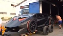 Ils créent une réplique parfaite de la Lamborghini Gallardo avec des matériaux recyclés