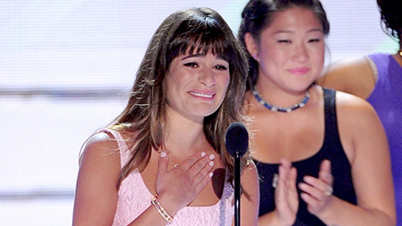 Mort de Cory Monteith : Lea Michele, en larmes, lui rend hommage aux Teen Choice Awards