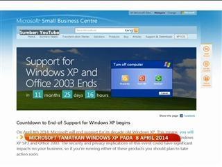 Microsoft tamatkan Windows XP pada 8 April 2014