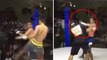 Un combattant essaie de frapper l'arbitre après avoir pris un énorme KO