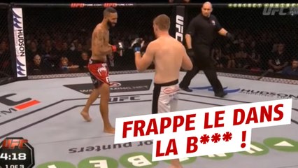 Un supporter balance la punchline la plus mythique de l'histoire de l'UFC en plein combat !