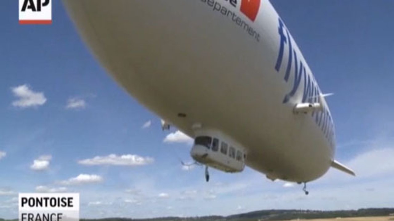 Zeppelin : Un dirigeable de la société Airship-Paris effectue son premier vol commercial en Ile-de-France