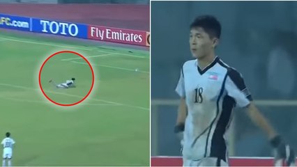Le gardien de la Corée du Nord fait une boulette volontaire face à l'Ouzbékistan