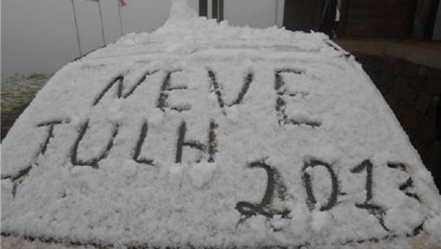 Le sud du Brésil sous la neige pour la première fois depuis plus de 50 ans !