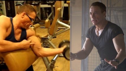 Jean-Claude Van Damme explique comment il a fait pour se tailler des bras énormes en 3 semaines pour Expandables