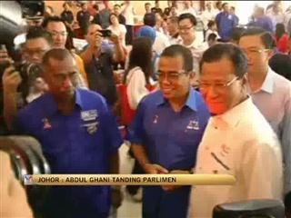 Johor : Abdul Ghani tanding Parlimen