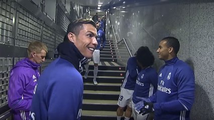 Quand Cristiano Ronaldo imite Luiz Felipe Scolari, il le chambre comme jamais !