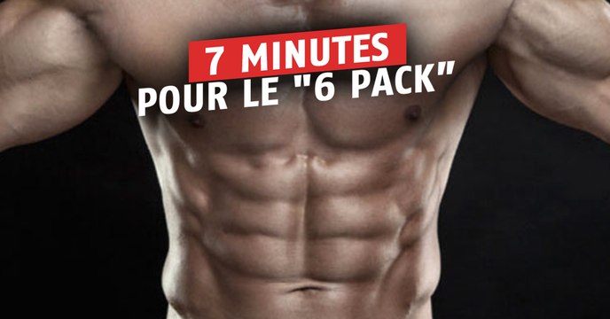Un entraînement de seulement 7 minutes parfait pour se tailler les abdos en 6-pack