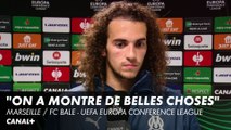 La réaction de Mattéo Guendouzi après OM / FC Bâle - UEFA EUROPA CONFERENCE LEAGUE