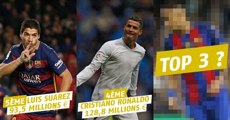 Neymar est le joueur qui a le plus de valeur devant Lionel Messi et Antoine Griezmann