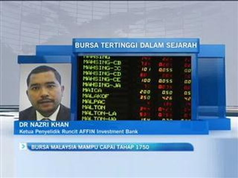 Bursa Malaysia mampu capai tahap 1750