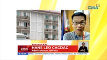 Panayam kay OWWA administrator Hans Cacdac hinggil sa reklamo ng mga hotel | UB