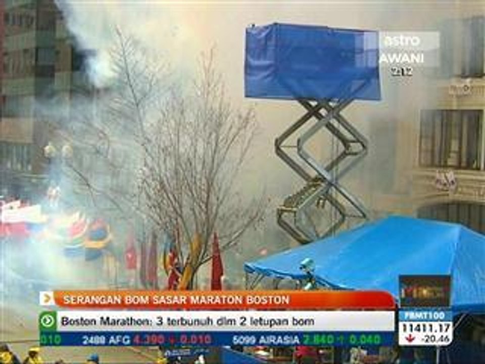 Serangan bomk sasar marathon Boston