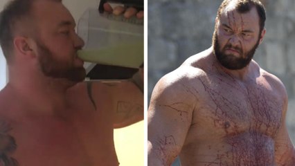 Vous allez avoir du mal à croire ce que La Montagne boit pour avoir ce gabarit