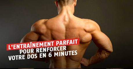 L'entraînement parfait pour vous tailler un dos massif en seulement 6 minutes