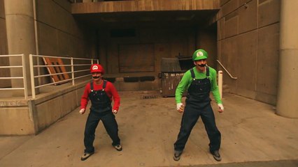 Le parkour étonnant ''in real life'' de Mario et Luigi