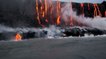 Découvrez une fantastique cascade de lave s'écoulant du volcan Kilauea à Hawaï