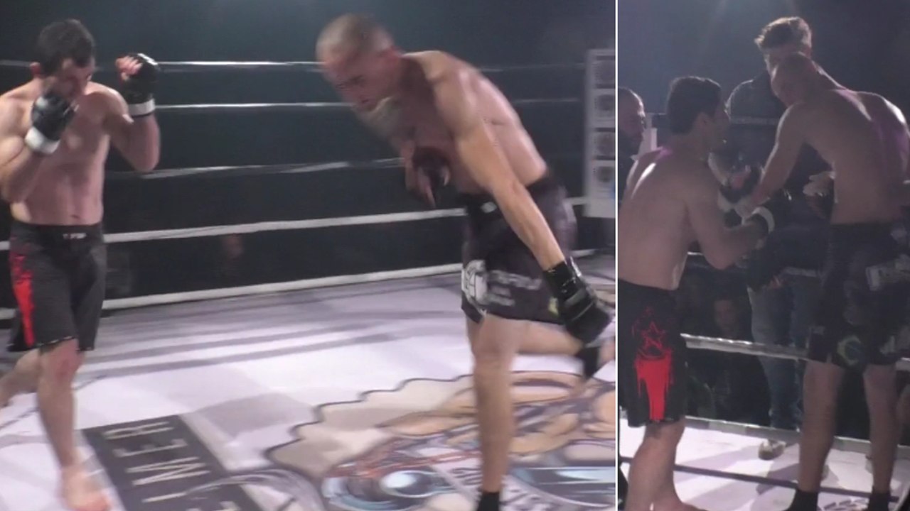Un combattant remet en place l'épaule démise de son adversaire en plein combat (vidéo)
