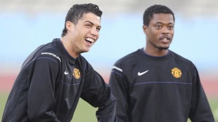 Quand Cristiano Ronaldo et Evra se moquent de l'entraînement de Rio Ferdinand