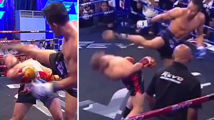 Quand Rafael "Ataman" Fiziev, un combattant de muay-thaï, réalisait l'esquive la plus folle jamais vue
