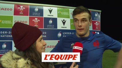 Banos : «Le discours à la mi-temps a fait du bien» - Rugby - Tournoi U20 - Bleus