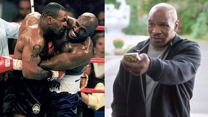 Mike Tyson rend enfin son oreille à Evander Holyfield dans une vidéo hilarante