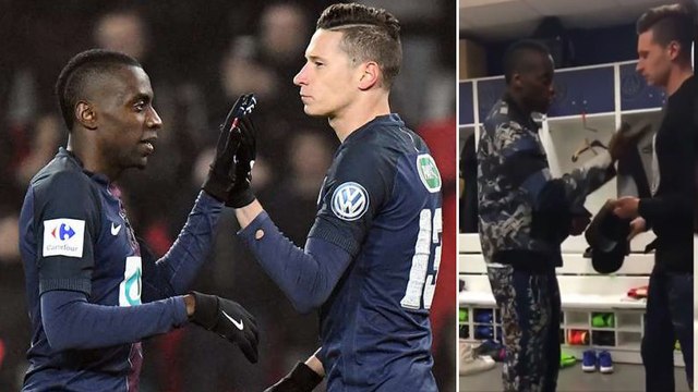 Blaise Matuidi met un énorme coup de pression à Julian Draxler dans les vestiaires du PSG