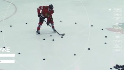 Hockey sur glace :  Patrick Kane donne une leçon de dextérité avec sa crosse