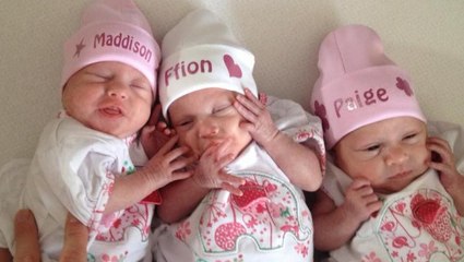 Karen Gilbert avait une chance sur 200 millions d'accoucher de triplées identiques