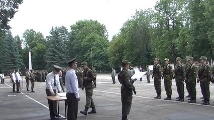 En pleine  cérémonie militaire, ces soldats manquent de se faire écraser par un arbre