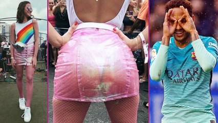 Bruna Marquezine, copine de Neymar, en forme au carnaval de Rio