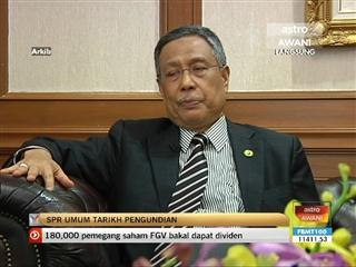 SPR umum tarikh pengundian