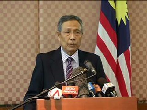 Sidang media PRU13 oleh Pengerusi SPR