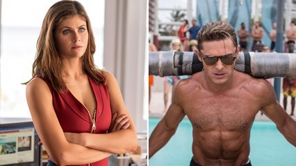 La belle Alexandra Daddario révèle ce qu'elle pense des abdos de Zac Efron dans leur film "Baywatch"