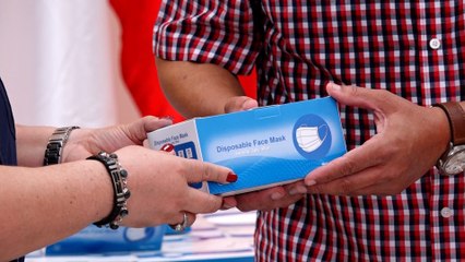 Ministerio de Salud recibe donación de 168 mil mascarillas quirúrgicas