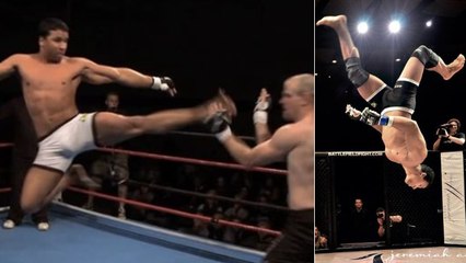 Découvrez Marcus "Lelo" Aurelio, spécialiste de capoeira qui s'en sert pour combattre en MMA