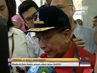 'Tempoh 10 minit mencukupi' - Rais Yatim